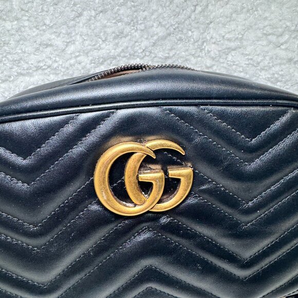 Women's Gucci GG Marmont Small Camera Bag - Picture 7 of 11